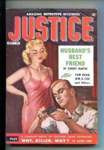 Justice--May 1955--Pulp Magazine--Atlas--VF
