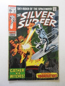 The Silver Surfer #12 (1970) VG Condition 1 in tear bc