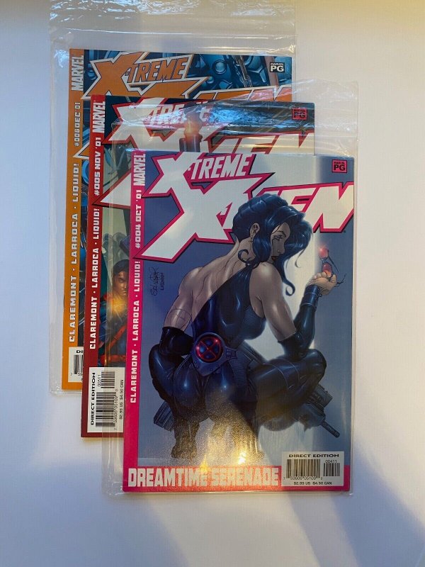 3 X-Treme X-Men Marvel Comics Books # 4 5 6 45 Wolverine KM3
