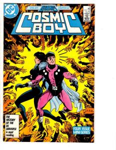 4 Cosmic Boy DC Comic Books # 1 2 3 4 Levitz Giffen Colon Smith Legends WT12