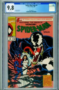 Spider-Man Saga #4 CGC 9.8--Venom--comic book--1991--4023080022