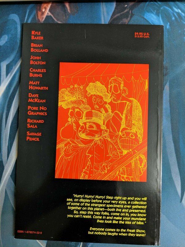 The Residents Freak Show TPB - Dark Horse 1992 - Dave McKean Charles Burns - 9.0