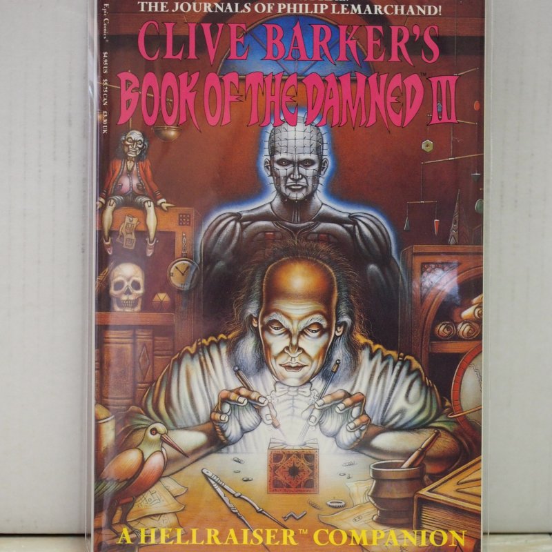 Clive Barker's Book of the Damned 3: A Hellraiser Companion Near Mint !