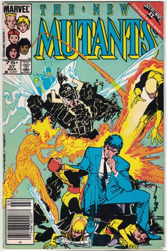 The New Mutants #37 (1986) Newsstand Edition