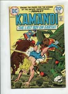 KAMANDI: THE LAST BOY ON EARTH VOL. 3 #14 (8.0) CLIKCLAK KIRBY!! 1974
