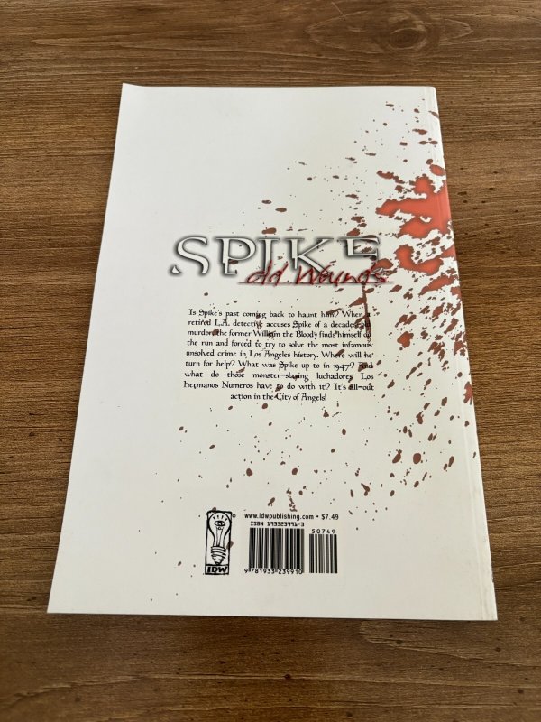 Spike Old Wounds IDW Graphic Novel Comic Book 2 J456
