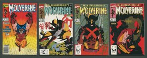 Wolverine #27  #28  #29  #30 Lazarus Project SET / VFN/NM  (1st Series 1988)