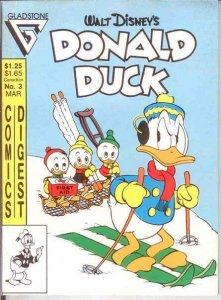 DONALD DUCK COMICS DIGEST (1986-1987 GLADSTONE) 3 VFNM COMICS BOOK