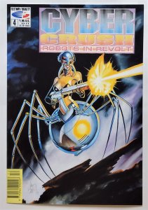 Cyber Crush: Robots in Revolt #4 (Dec 1991, Fleetway Quality) 7.0 FN/VF  