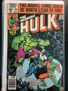 The Incredible Hulk #251 Newsstand Edition (1980)