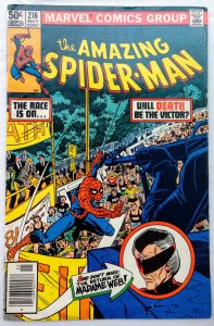 The Amazing Spider-Man #216 NEWSSTAND (FN/VF)(1981)
