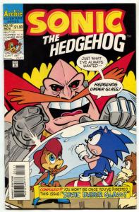 SONIC THE HEDGEHOG #16 1994-Archie Comics-Sega F/VF