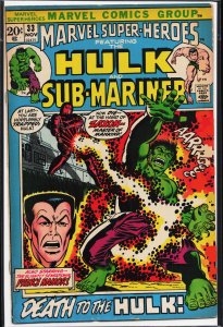 Marvel Super-Heroes #33 (1972) Namor the Sub-Mariner