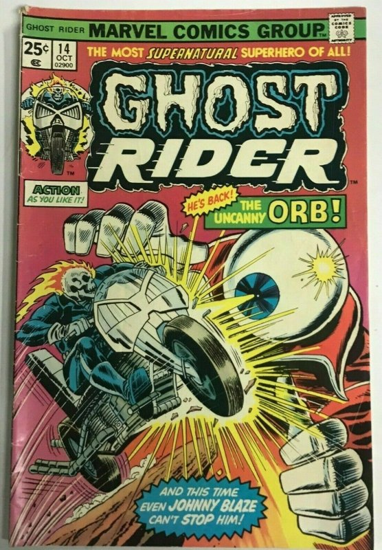 GHOST RIDER#14 VG/FN 1975 MARVEL BRONZE AGE COMICS