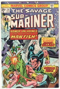 Sub-Mariner #70 (1974) Namor the Sub-Mariner [Key Issue]
