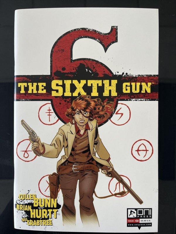 THE SIXTH GUN #50 - CULLEN BUNN STORY - BRIAN HURTT COVER - ONI PRESS