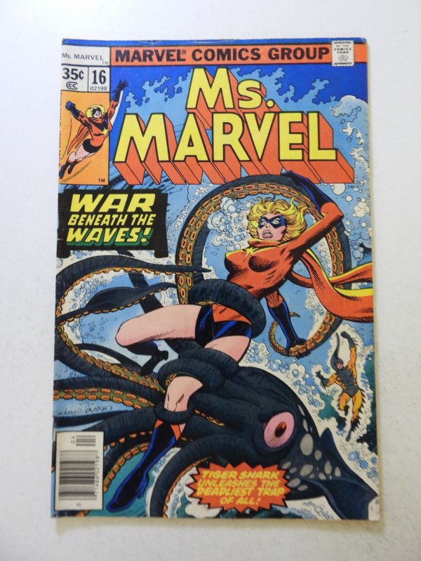 Ms. Marvel #16 (1978) 1st cameo appearance of Mystique VG/FN ink back cover