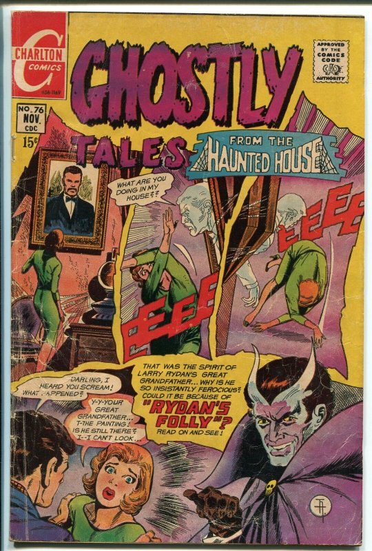 GHOSTLY TALES #76 1969-CHARLTON-STEVE DITKO ART-good/vg