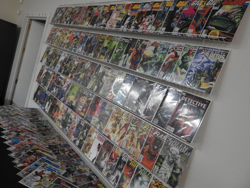 Huge Lot of 150+ Comics W/ G.I. Joe, Detective Comics, Flash! Avg. VF Condition!