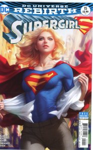 Supergirl 15  Artgerm Cover  9.0 (our highest grade)