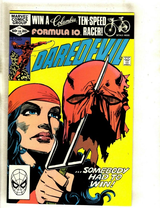 Daredevil # 179 NM Marvel Comic Book Frank Miller Elektra Bullseye Hand HJ9