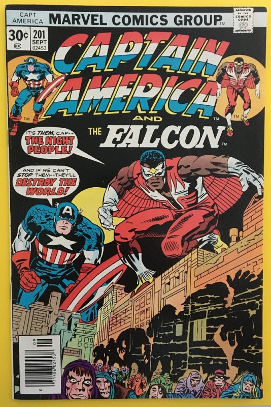 CAPTAIN AMERICA 201 NIGHT PEOPLE MARVEL 1976