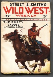 Wild West Weekly 12/10/1932-Frank Sprandling cover-Rare Pulp Mag-HIGH GRADE