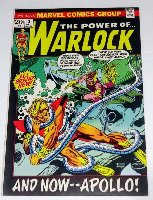 Warlock #3 (7.5) AND NOW...APOLLO! see more Bronze Age Marvel ID#010C