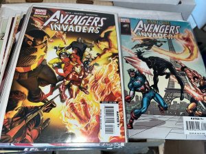 Avengers Invaders (2008 Marvel) Lot - Complete Series Set w/#s 1-12, Alex Ross