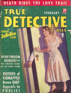 True Detective 2/1937-MacFadden-female terror-Hoover-murder-kidnapping-pulp-VG