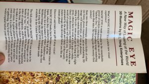 Magic eye, 3-D illusion book,1994