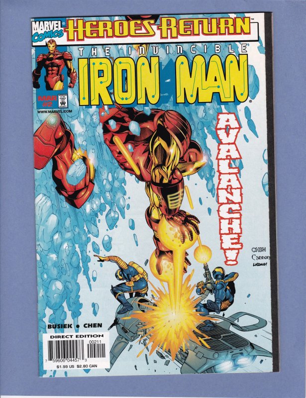 Iron Man #2 NM- Heroes Return