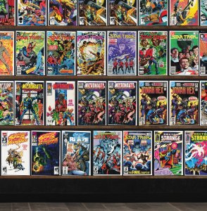 Huge Lot 140+ Comics with Star Trek, Team Titans, X-Factor, Micronauts & More!