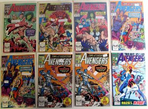 Avengers Lot 8 #306, 307, 308, 311 x2, 313 x2, 351 1989 Marvel Thor Comics