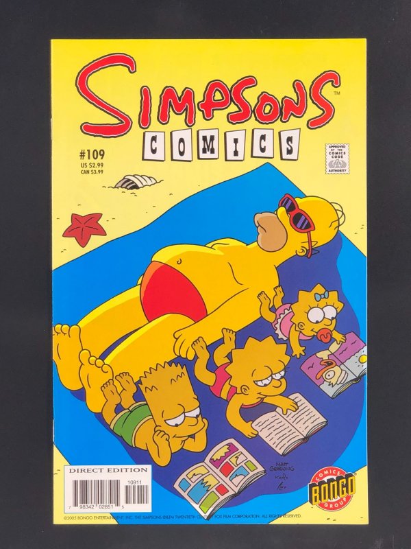 Simpsons Comics #109 (2005)