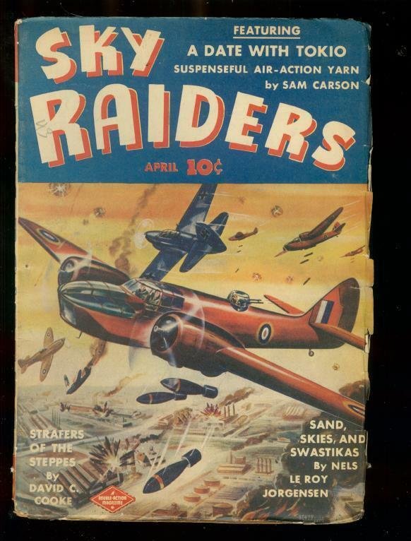 Sky Raiders Pulp #3 April 1943-Date With Tokio