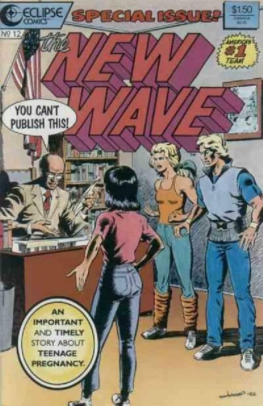 THE NEW WAVE #12, NM-, Eclipse, 1986 1987, more Indies in store