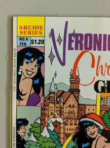 Veronica #6 (Archie Comics 1989) Christmas in Germany Sexy Santa Outfit - (6.5) 