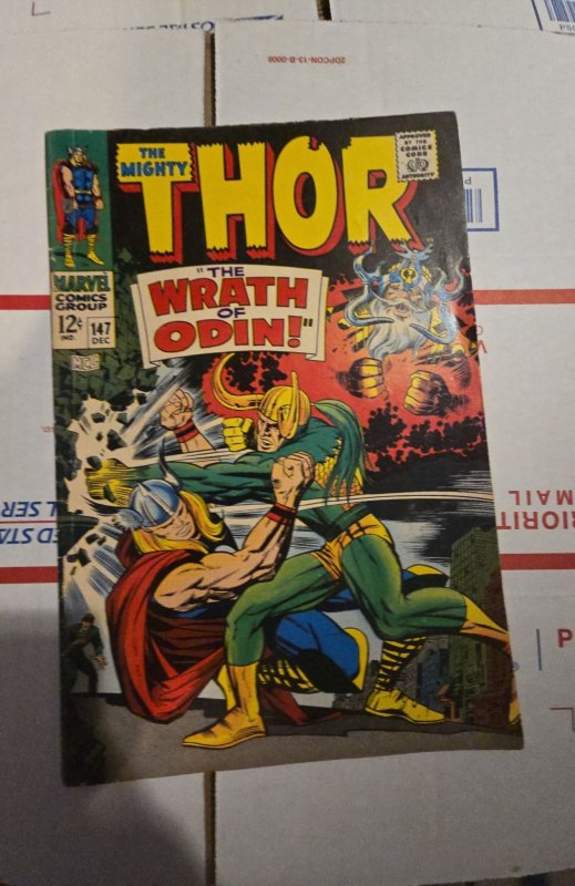 Thor #147 (1967)thw wrath of Odin