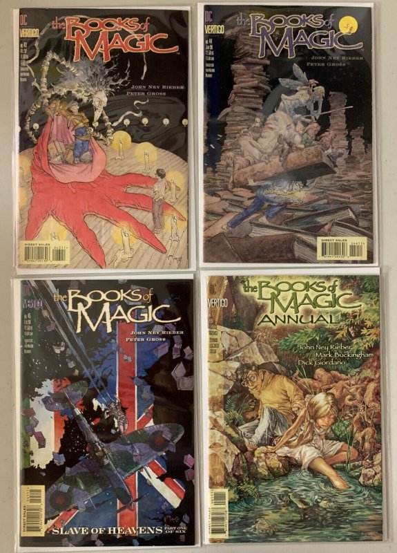 Books of Magic lot #1-45 + Annual DC Vertigo 28 diff 6.0 FN (1994-98)