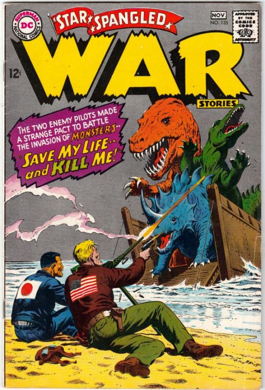 Star Spangled War Stories #135 (Nov-67) FN/VF+ High-Grade Dinosaur