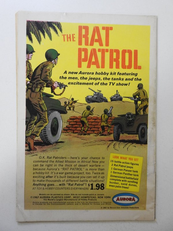 Superman #196 (1967) VG- Condition centerfold detached top staple