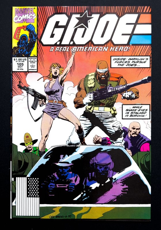 G.I. Joe: A Real American Hero #105 (1990) - Cobra's Ambush - NM!