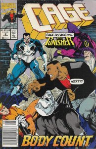 Cage #3 (Newsstand) VF ; Marvel | Luke Cage Punisher