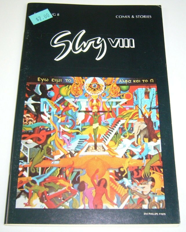 Slug #8 FN underground comix & stories - amoeba air heart flyer - 1979 