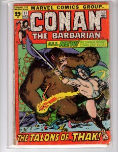 Conan the Barbarian #11 (1971) GD 2.0  [NSC•ECA6]