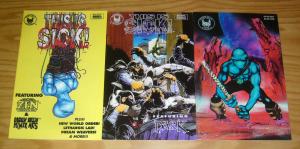 This is Sick! #1-3 VF/NM complete series  zen intergalactic ninja  lethargic lad