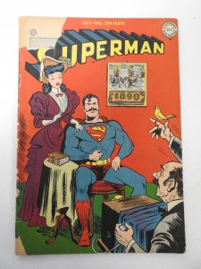 Superman #35 (1945) GD- Condition 1 1/2 in cumulative spine split