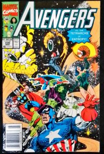 The Avengers #330 Newsstand Edition (1991)