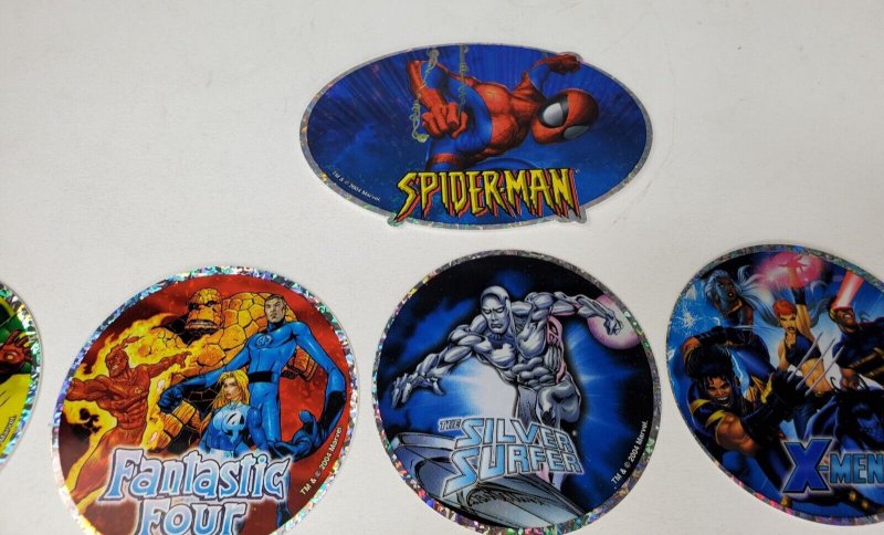 Spider Man Vending Machine Sticker 2004 set of 12 NM SERIES 1 